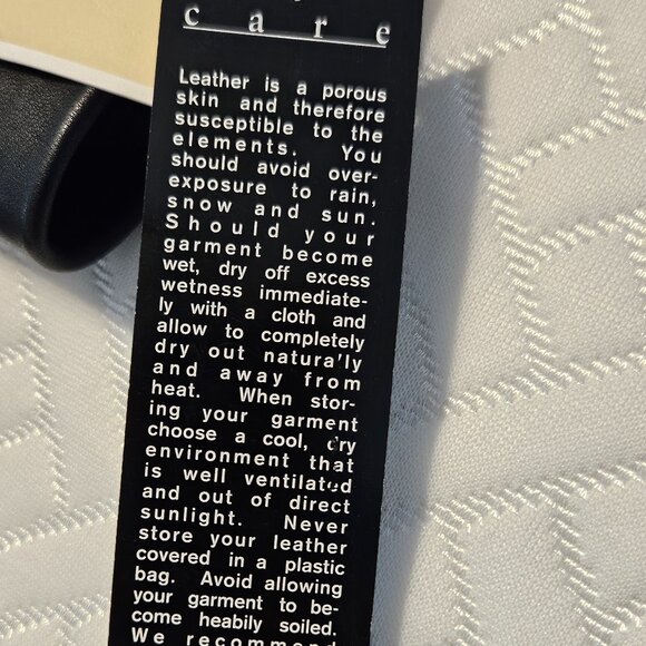 MICHAEL Michael Kors Black Leather Jacket - Picture 7 of 14